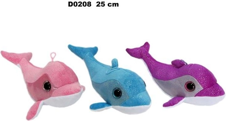 Delfin d-208 hračka pro psy mix 3 druhů 25 cm