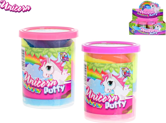 Duhová prdící hmota Unicorn v kelímku
