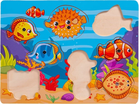 Učení tvarů, barev a mořských zvířátek