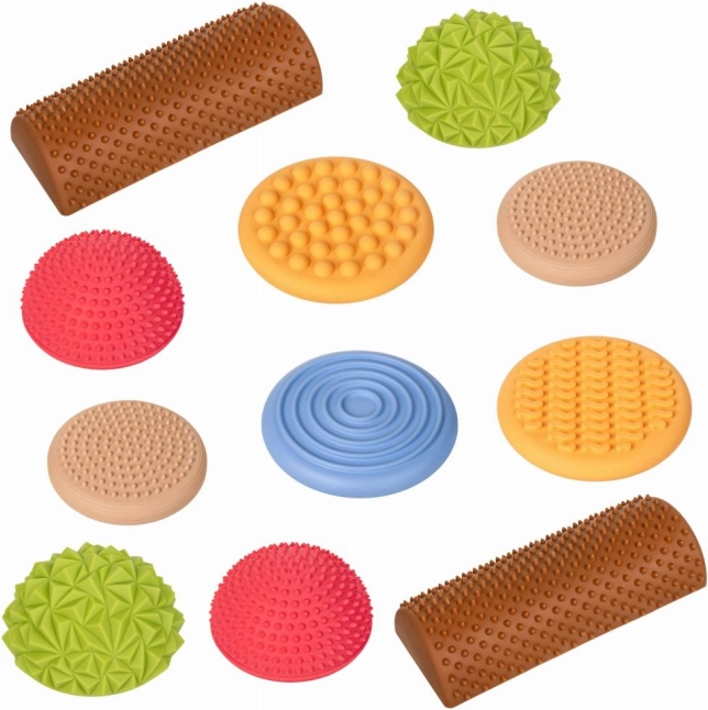 Pastelová senzorická balanční stezka – 11 prvků