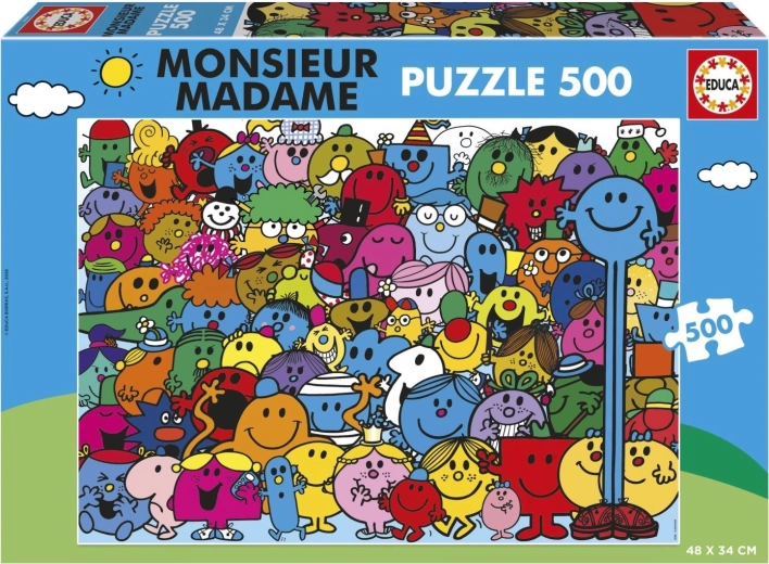 Educa puzzle Monsieur Madame 500 dílků