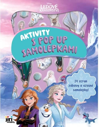 Aktivity s pop-up samolepkami Ledové království - 1 kus