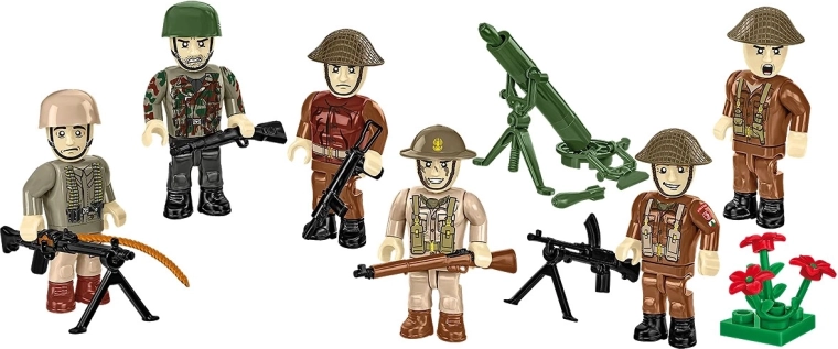 Šest detailních minifigurek pro dynamické scény