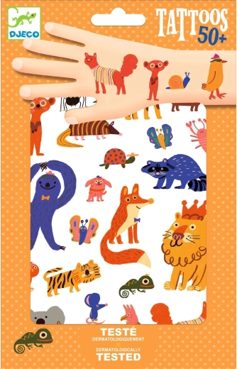 Djeco tetování barevná zvířátka