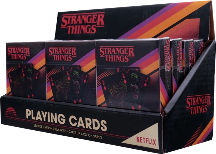 Stranger Things hrací karty
