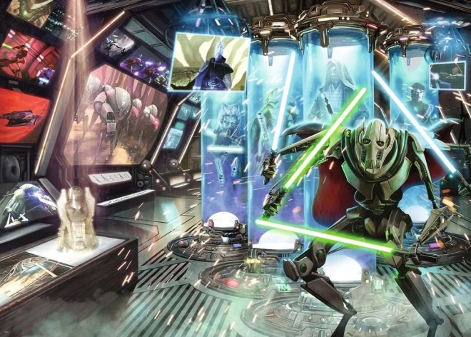 Puzzle RAVENSBURGER Star Wars – záporáci: General Grievous, 1000 dílků