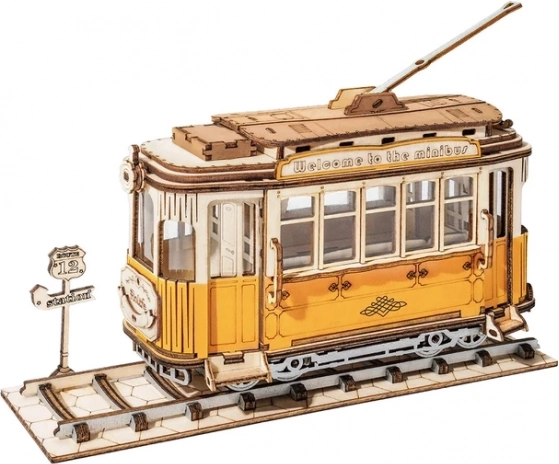 3D dřevěné puzzle Tramvaj od Rolife