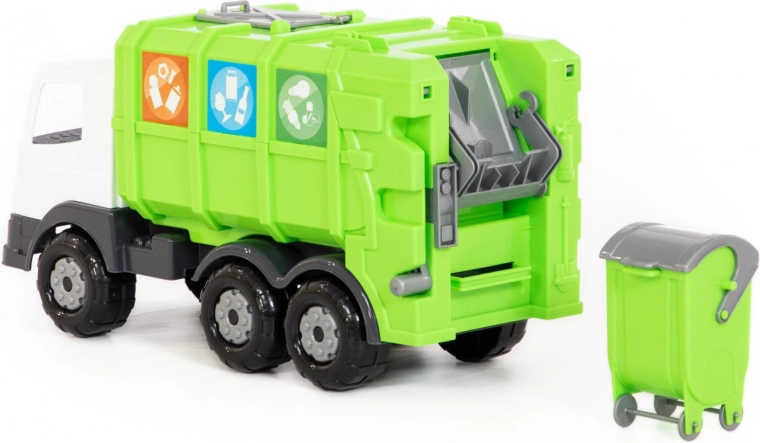 Realistické vyklápění kontejneru