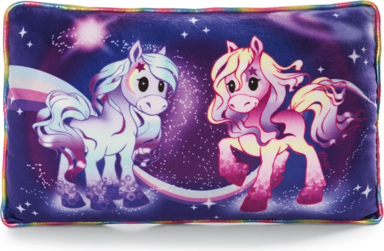 NICI polštář Pony Stars 43 × 25 cm