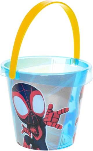 Průhledný kyblík se Spider-Man motivem