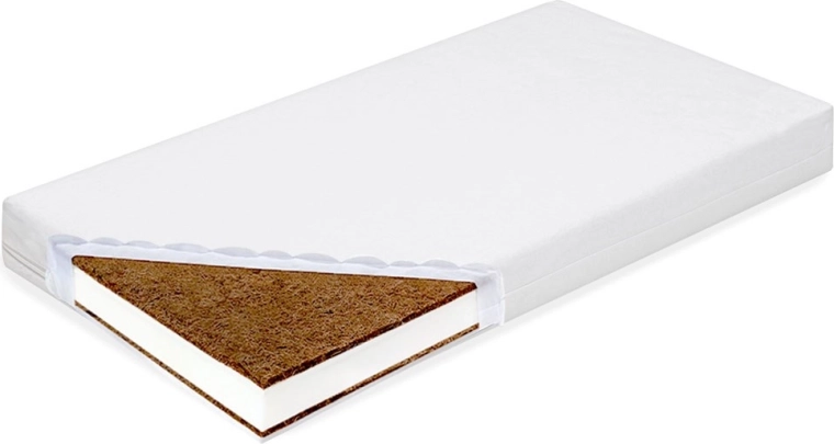 Dětská matrace do kolébky NEW BABY Standard 80 × 40 × 8 cm kokos–molitan