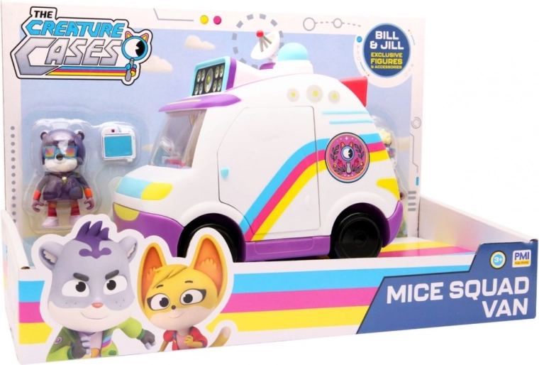 dodávka zvířecí případy s exkluzivní figurkou a doplňky