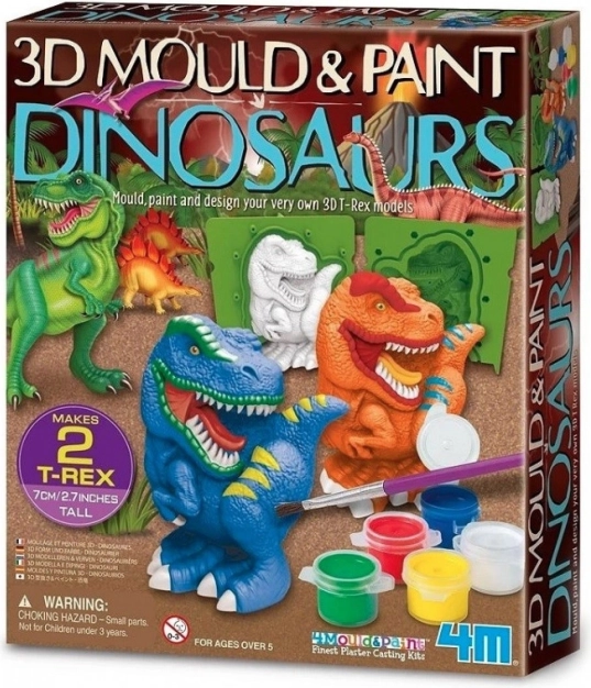 Kreativní sada sádrové odlitky – dinosauři T‑Rex