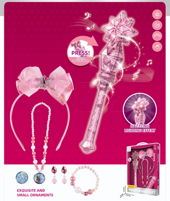 Magická sada pro malé princezny víly pro dívky od 3 let