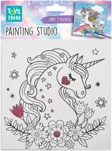 Kreativní malířská sada Canvas Malý ptáček TOYSINN 15 × 15 cm