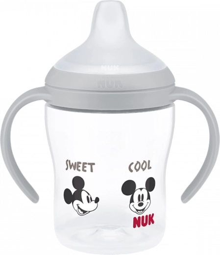 Učící kojenecká láhev NUK Perfect Match DISNEY Minnie, šedá, 150 ml