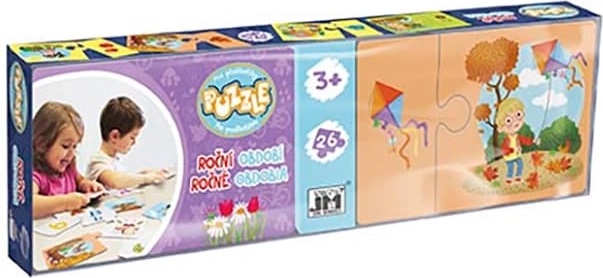 Puzzle pro předškoláky Roční období