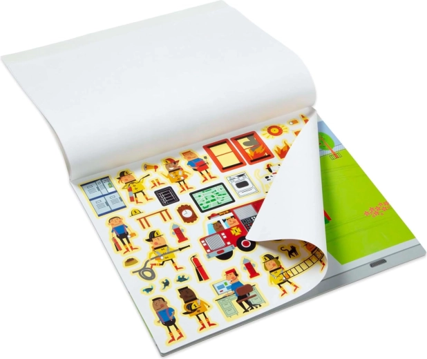 200 opakovaně použitelných samolepek