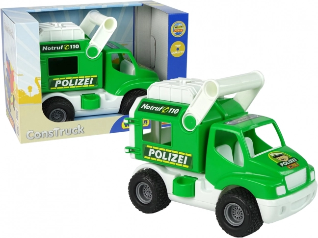 Policejní auto ConsTruck zelené Polesie