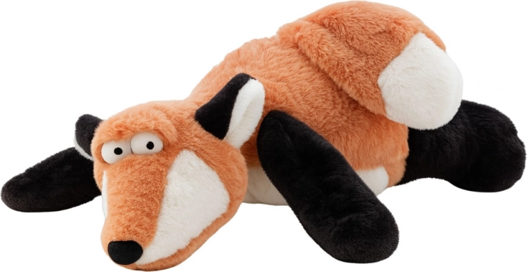 Plyšová mazlivá liška světle rezavá 42 cm