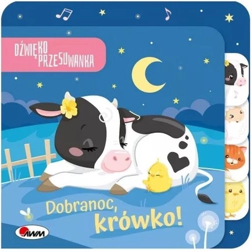 Dobrou noc, kravičko – zvuková posouvací knížka