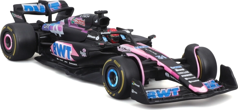 figurka řidiče a volně se otáčející kola