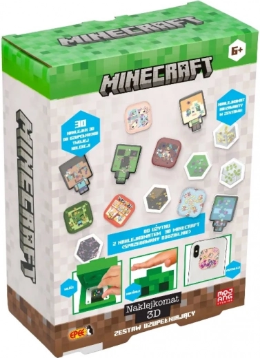Naklejkomat 3d – doplňková sada minecraft