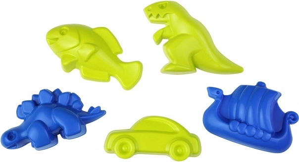 Formičky na písek s dinosaurem 5 dílů