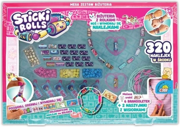 Sticki Rolls – mega sada šperků