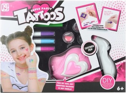 Tetovací studio na baterie pro děti