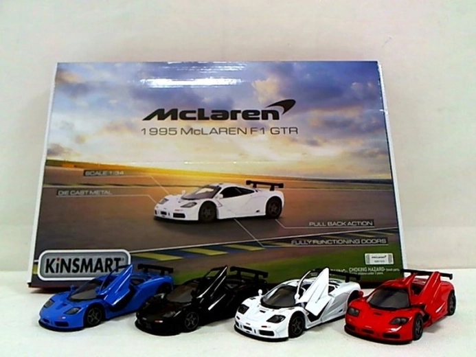 Auto McLaren F1 GTR 1995 na zpětný chod, 4x4, 1:34 - 1 kus