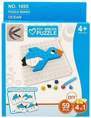Puzzle skládačka mořská zvířata 59 dílků - 1 kus