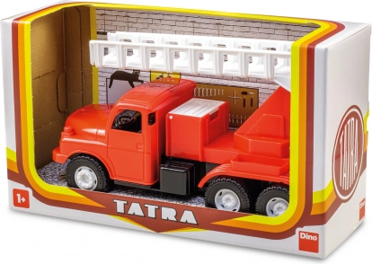 tatra 148 hasiči 30 cm – plastové hasičské auto s výsuvným žebříkem