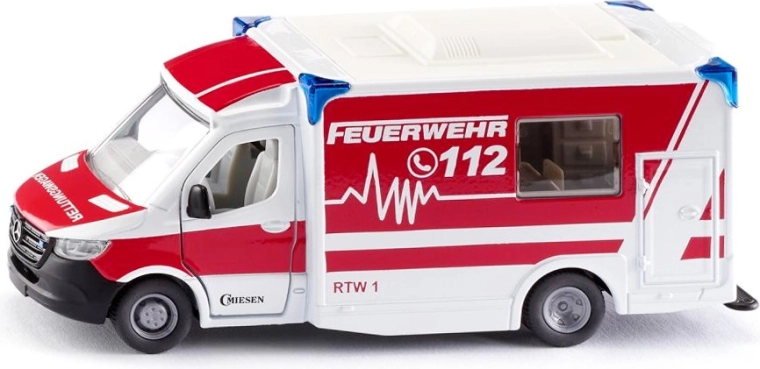 Siku sanitka MERCEDES-BENZ Sprinter typ C se světlem a sirénou