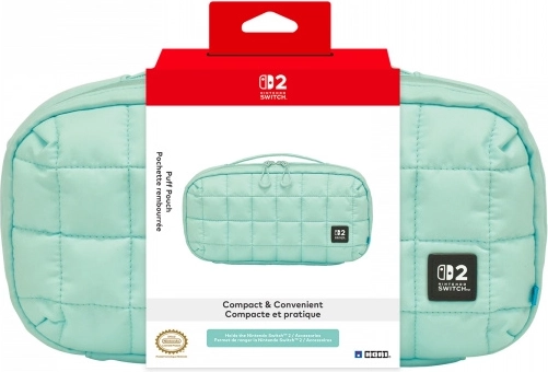 Měkké pouzdro HORI Puff Pouch Cozy Green pro Nintendo Switch 2