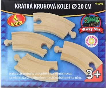 Vláčky Max krátké obloukové koleje - 4 ks
