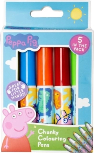 Alltoys fixy Prasátko Peppa 5 ks