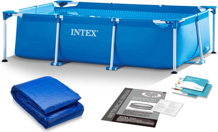 Zahradní rámový bazén 220 × 150 × 60 cm INTEX