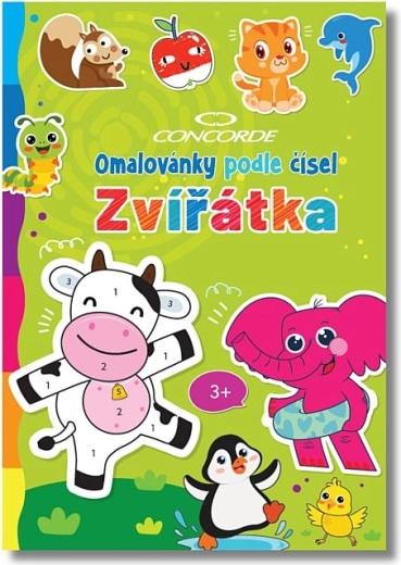 Omalovánky podle čísel Concorde – zvířátka
