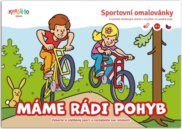 Sportovní omalovánky pohyb