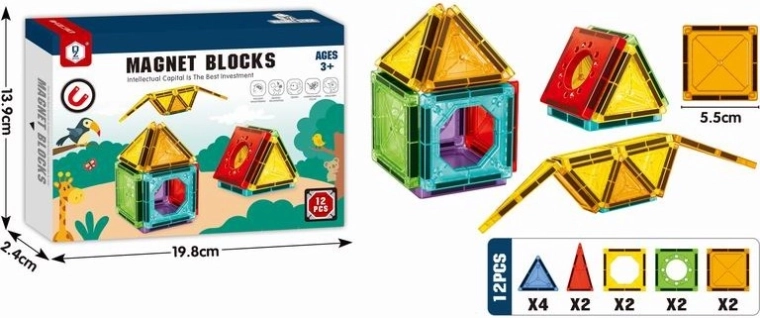 Magnetická 3D stavebnice krmítko pro ptáky