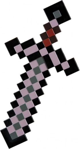 plastový netherite meč minecraft 52 cm
