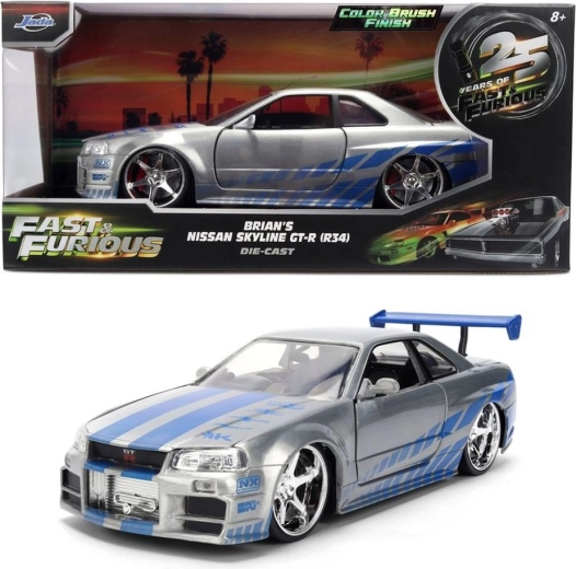 Jada Fast & Furious Nissan Skyline GT-R jubilejní edice 1:24