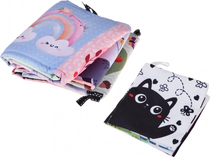 Kontrastní knížky a bezpečné zrcátko