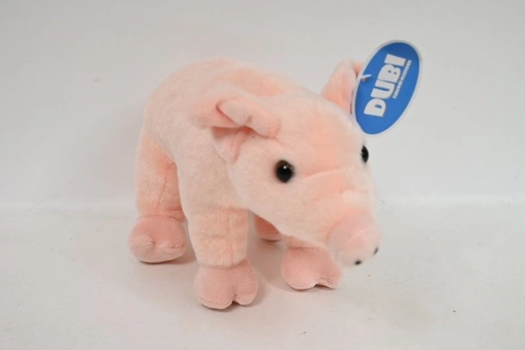 Růžové prasátko plyšové 22 cm