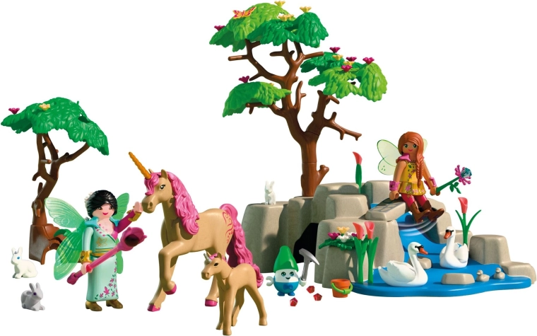 Bohatá scéna s přírodou a poklady