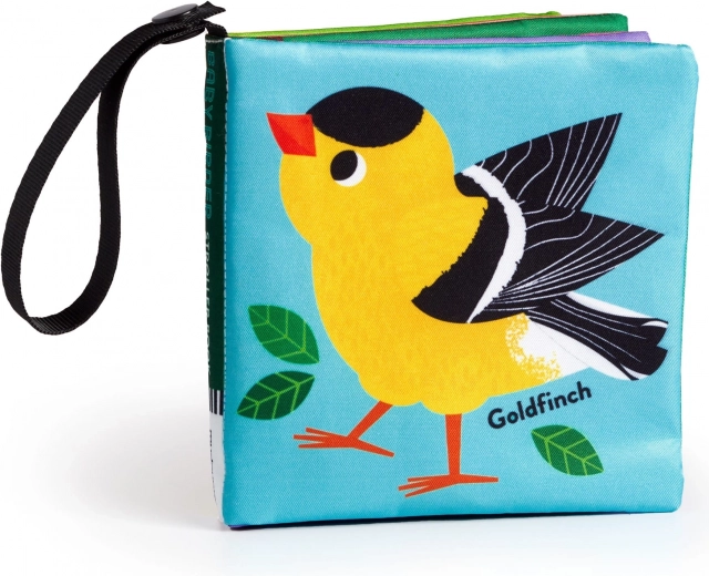 Mudpuppy Látková kniha pro kočárek Ptáček