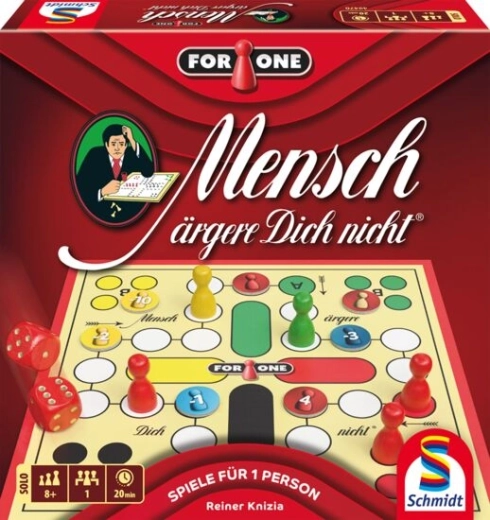 For One – Mensch ärgere Dich nicht® – rodinná společenská hra pro 1 hráče