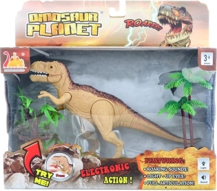 Interaktivní dinosaurus T‑Rex se zvuky a světlem