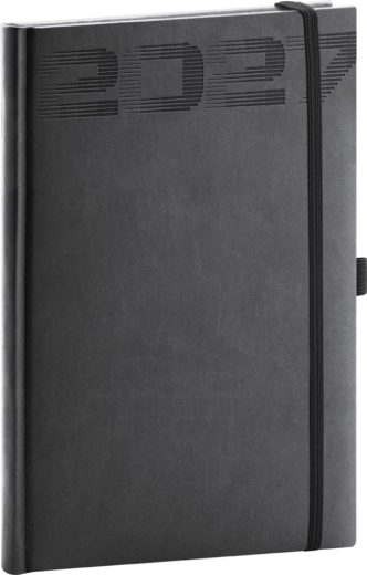 Notique týdenní diář aprint top 2027 černý 15 × 21 cm